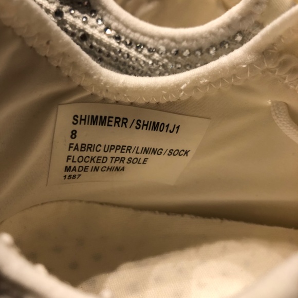 Madden Girl Off White Sneakers Women’s US Size 8 - Picture 7 of 10